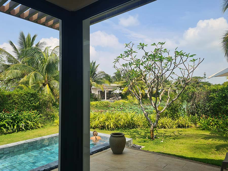 villa garden stay Melia Ho tram Beach resort Vietnam