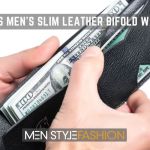 Serel’s Men’s Slim Leather Bifold Wallets