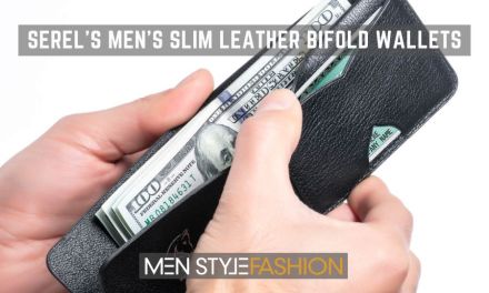 Serel’s Men’s Slim Leather Bifold Wallets