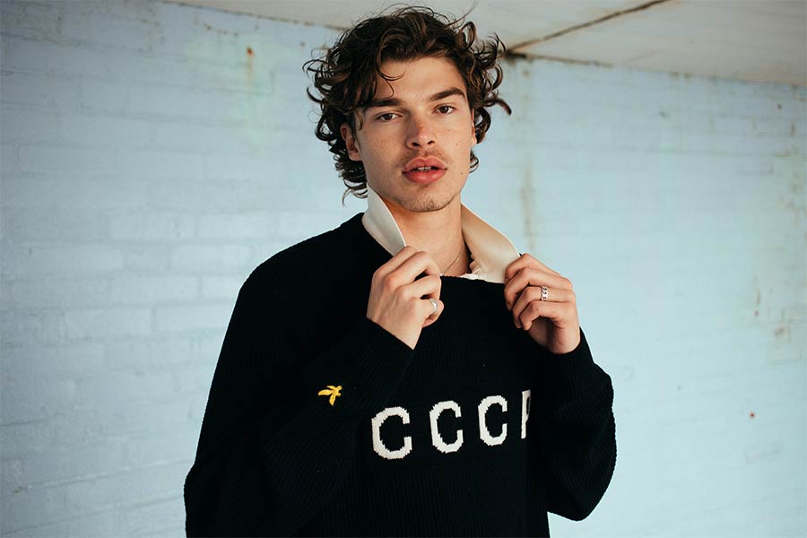 Russia CCCP inspired jumper kniwear Lyle & Scott Lovers FC